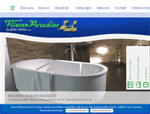 Tablet Screenshot of fliesenparadies-berlin.de